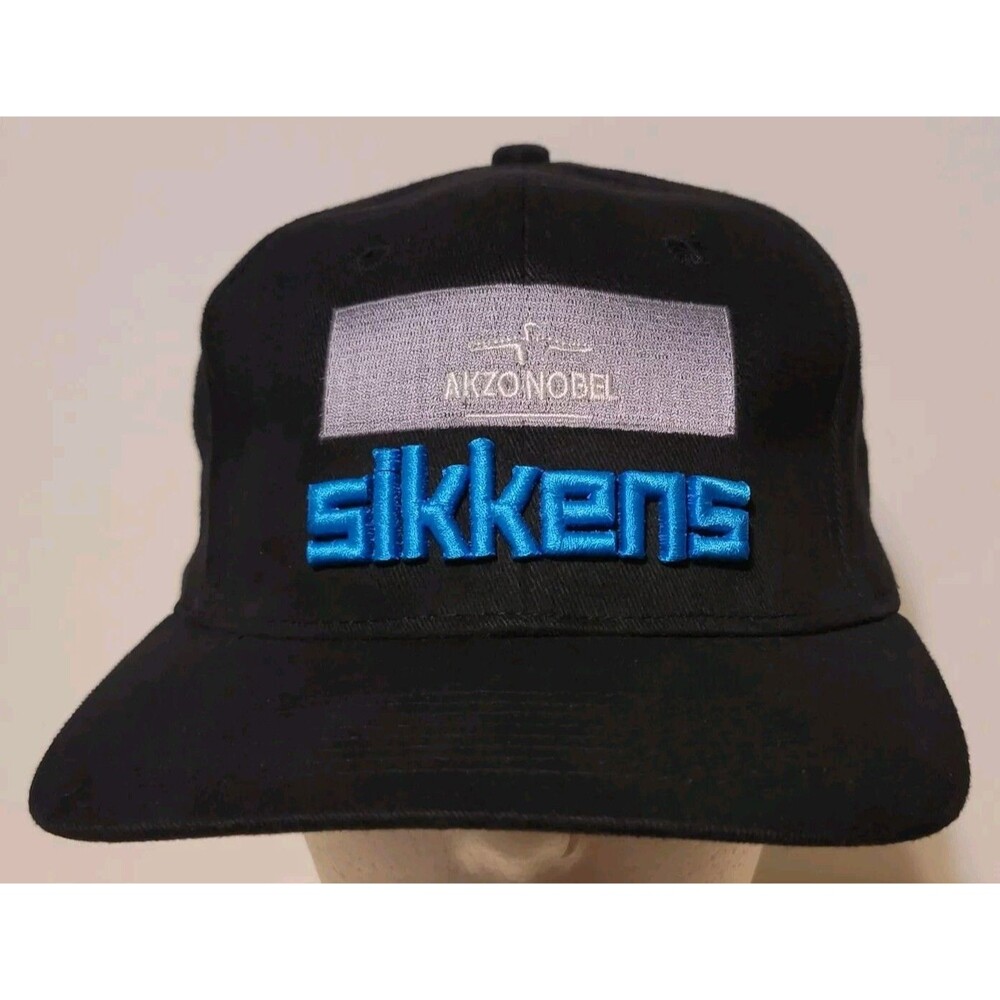 Akzo Nobel Sikkens Hat Rudd 10 Cap Armstrong Tuff Tops Black Embroidered